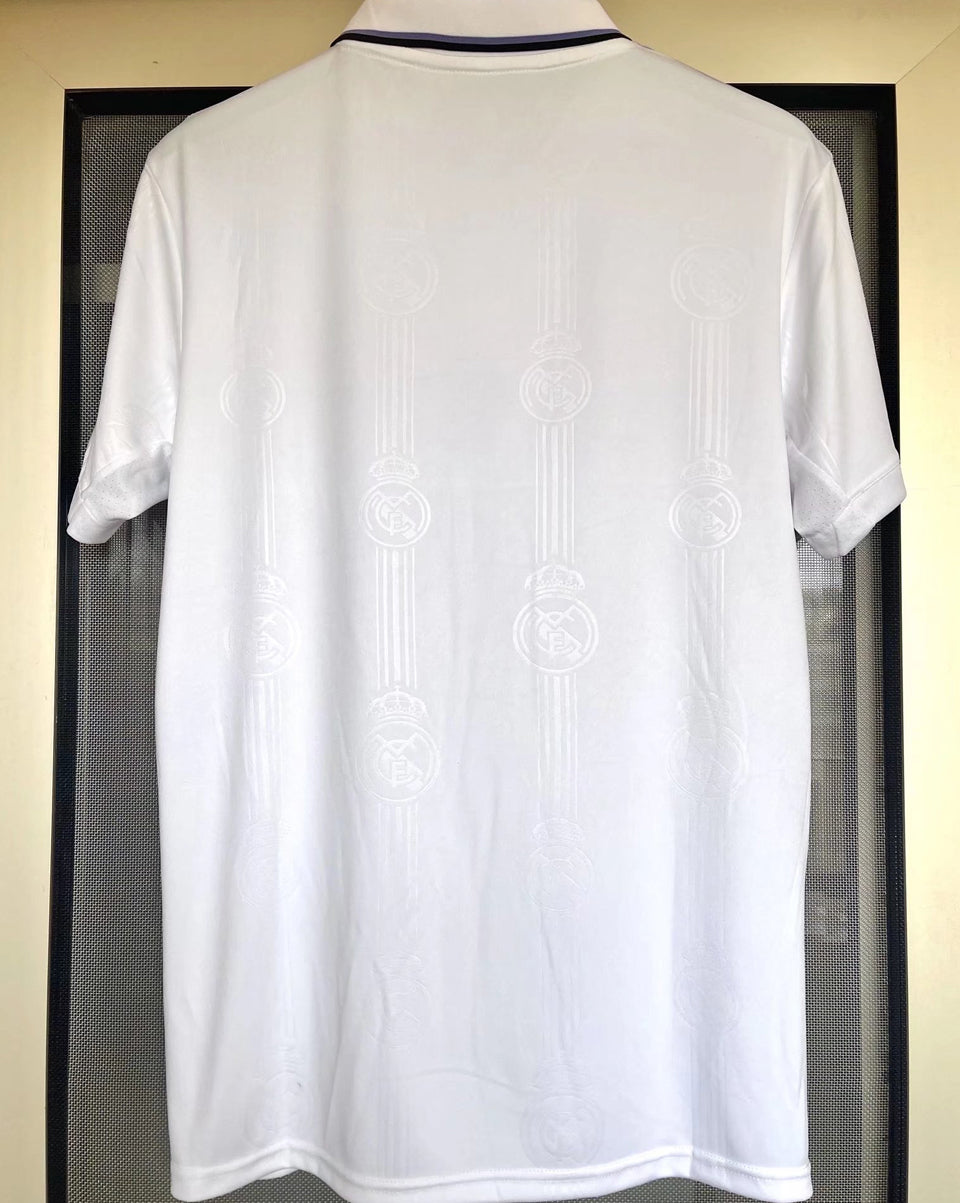 jersey 2022/23 real madrid local manga corta versión fan