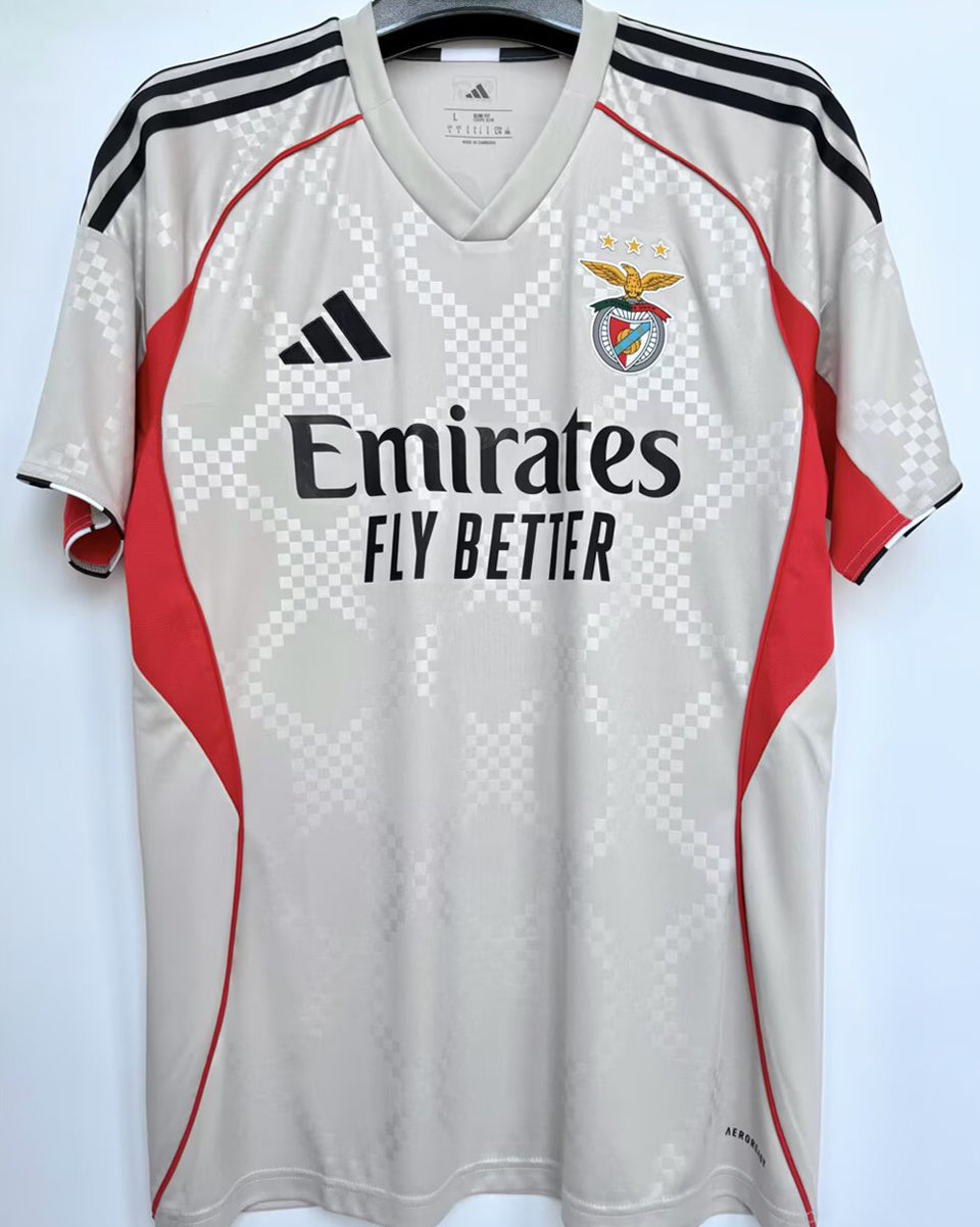 Jersey 2025/26 Benfica Visitante Manga corta Versión Fan