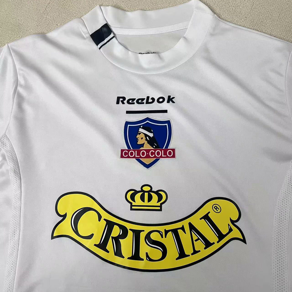 jersey 2004 colo-colo local manga corta versión fan retro