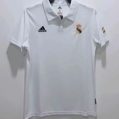 Jersey 2002/03 Real Madrid Local Manga corta Versión Fan Retro