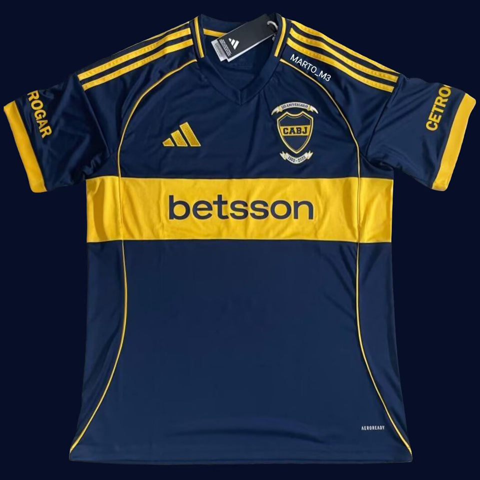 jersey 2025/26 boca especial manga corta versión fan