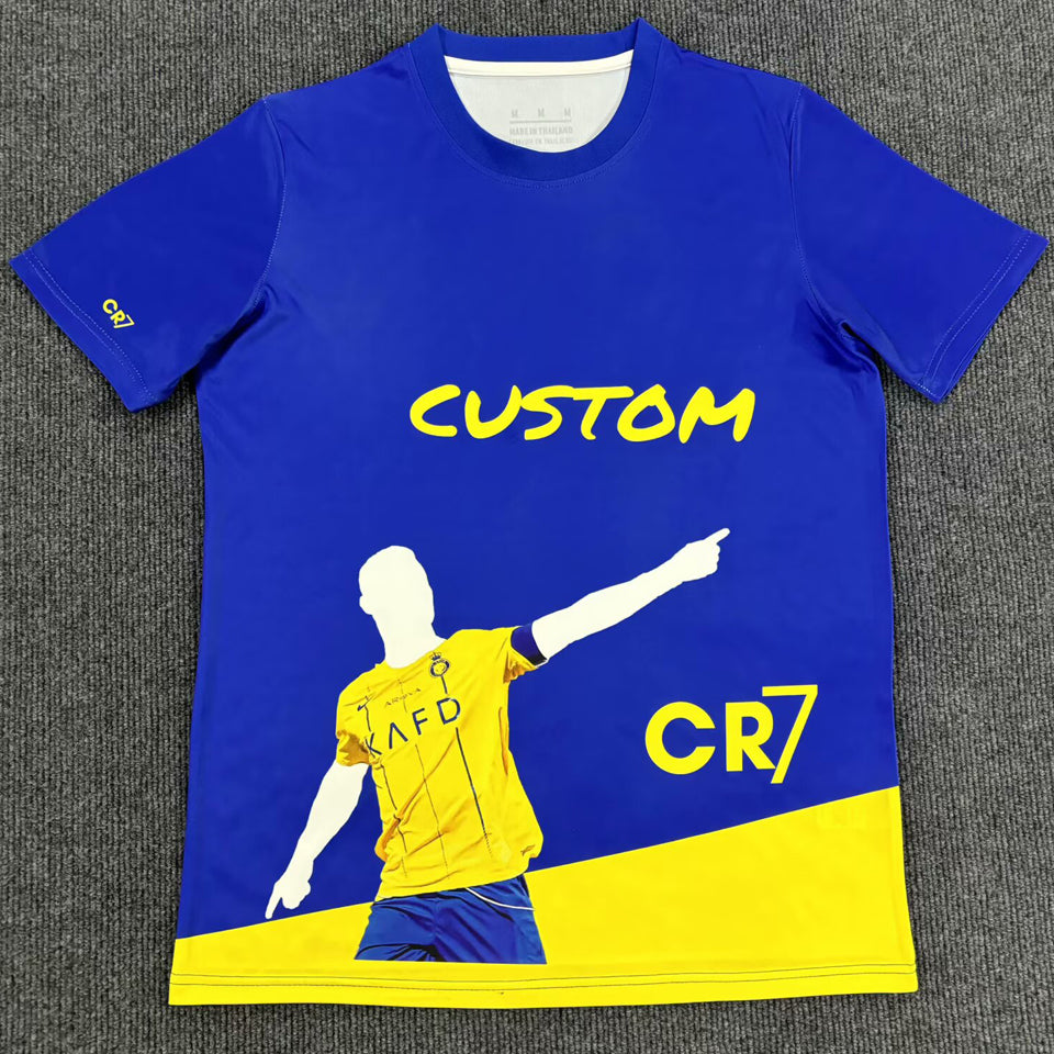 jersey 2025 al nassr cr7 especial manga corta versión fan