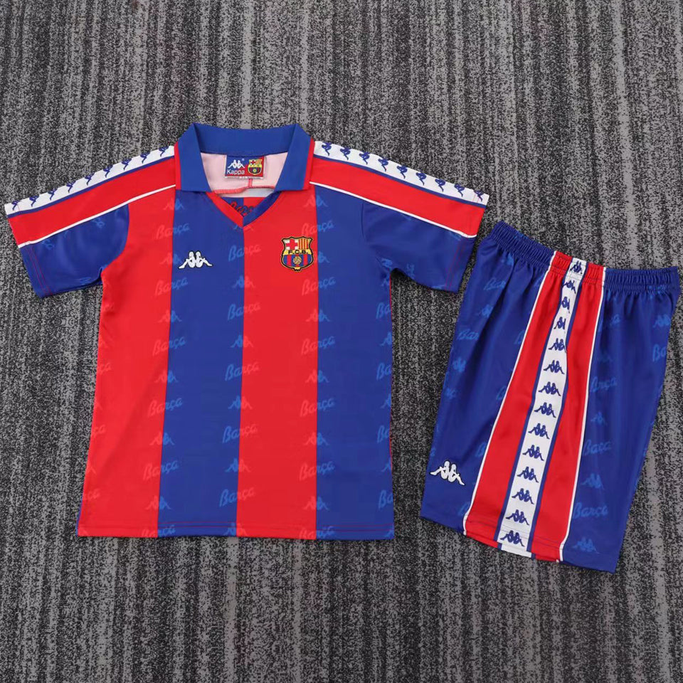 jersey 1992/95 barcelona local manga corta niño retro