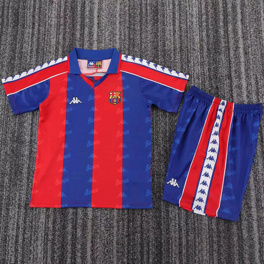 Jersey 1992/95 Barcelona Local Manga corta Niño Retro