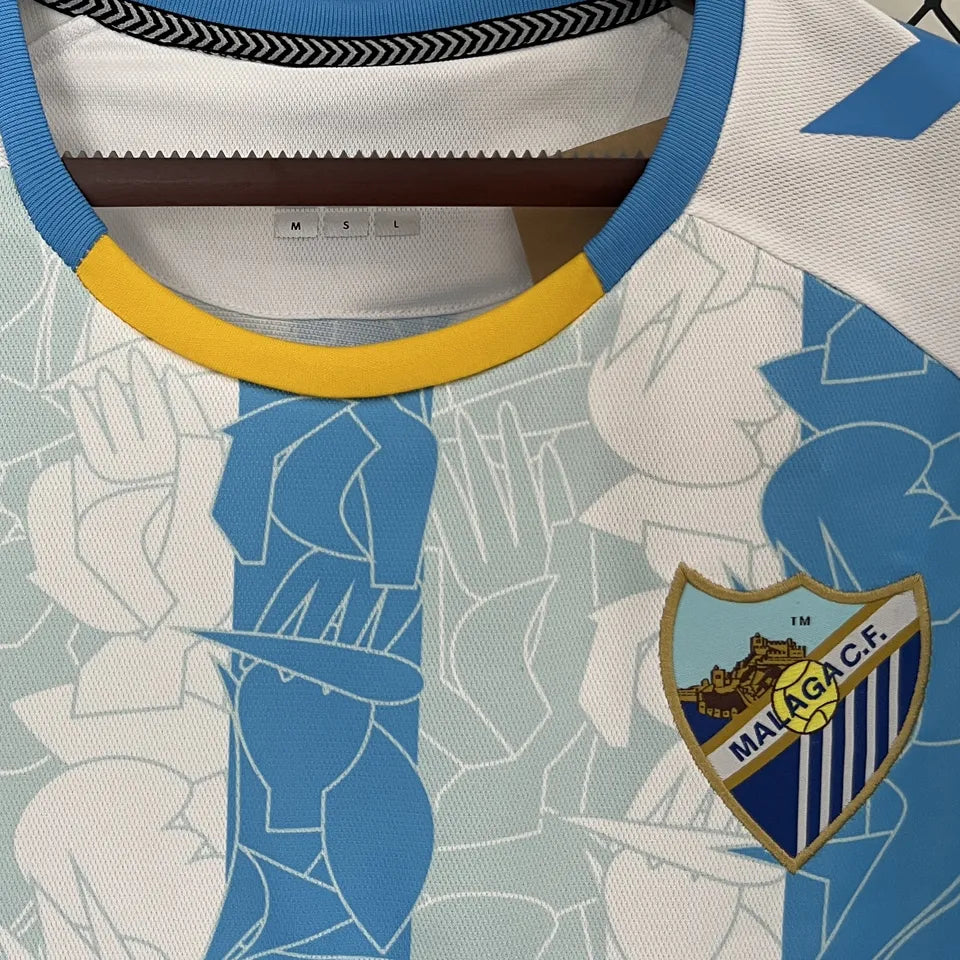 Jersey 2024/25 Malaga Local Manga corta Versión Fan