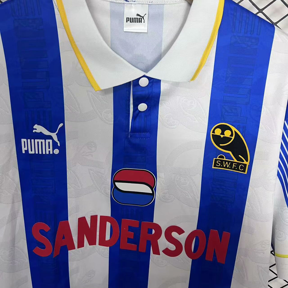 Jersey 1994/95 Sheffield Wednesday Local Manga corta Versión Fan Retro
