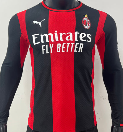 Jersey 2026/27 AC Milan Local Manga larga Versión Jugador