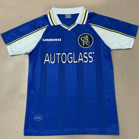 Jersey 1998 Chelsea Local Manga corta Versión Fan Retro