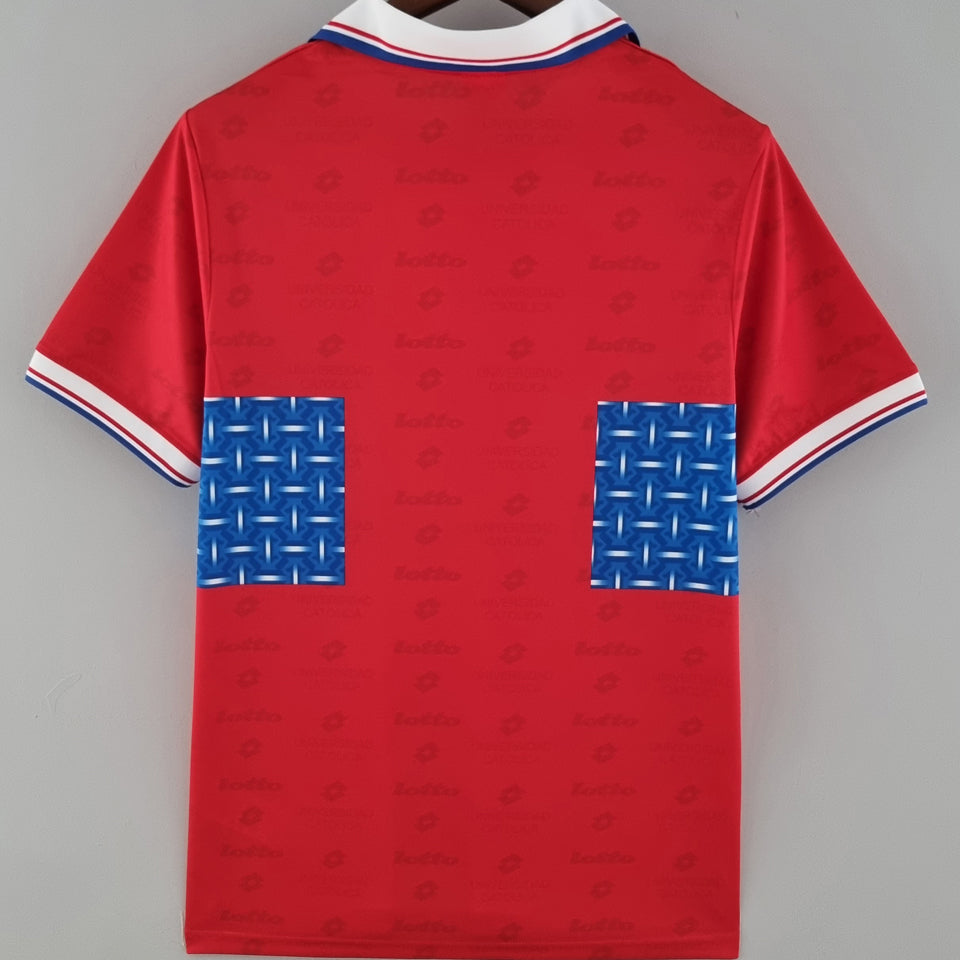 jersey 1996 cduc catholic visitante manga corta versión fan retro