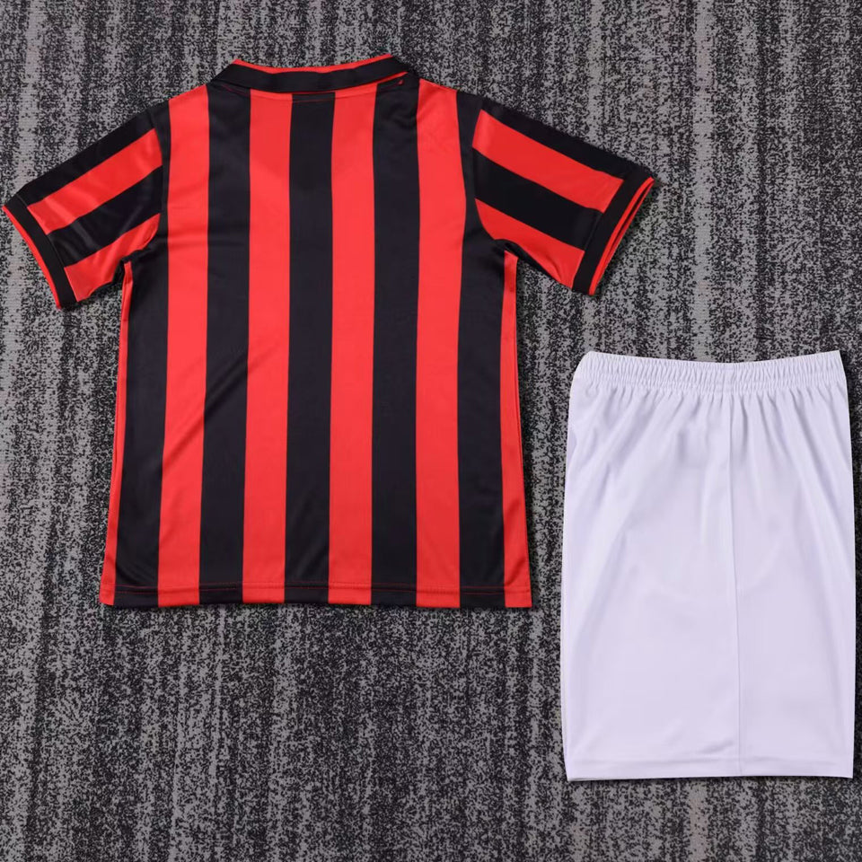 Jersey 1991/92 AC Milan Local Manga corta Niño Retro