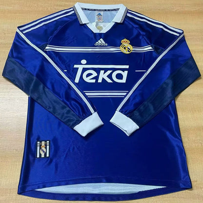 Jersey 1998/99 Real Madrid Visitante Manga larga Versión Fan Retro
