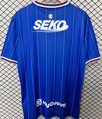 Jersey 2026/27 Glasgow Rangers Local Manga corta Versión Fan