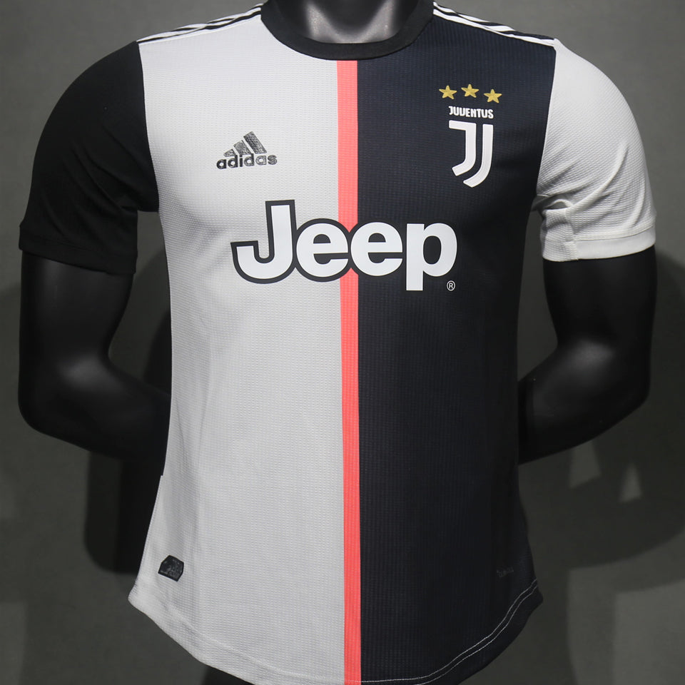 jersey 2019/20 juventus local manga corta versión jugador retro
