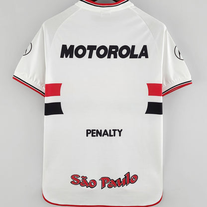 Jersey 2000 Sao Paulo Local Manga corta Versión Fan Retro