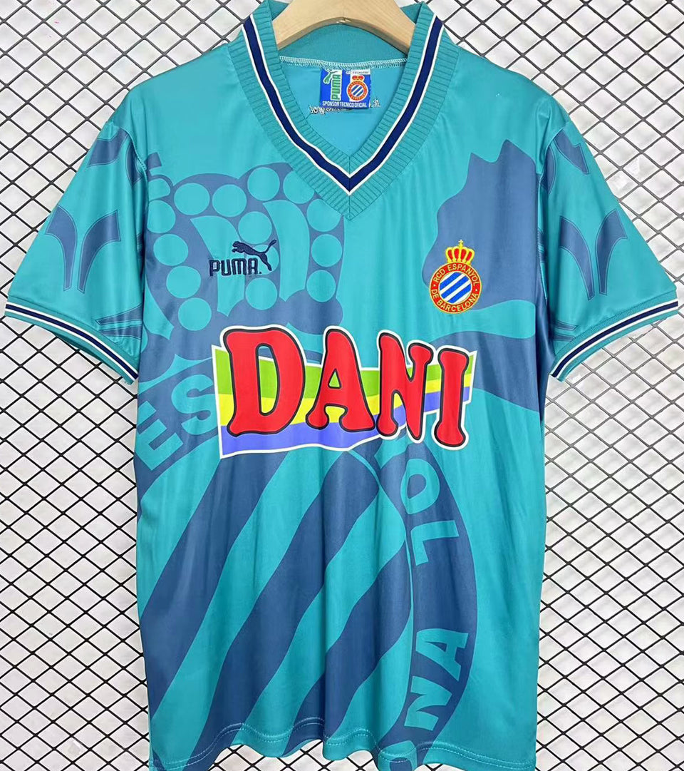 jersey 1996/97 espanyol tercero manga corta versión fan retro