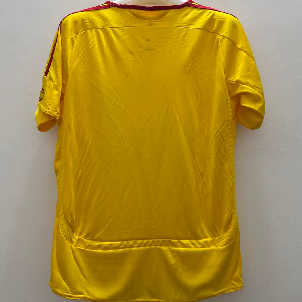 jersey 2006/2007 liverpool especial manga corta versión fan retro