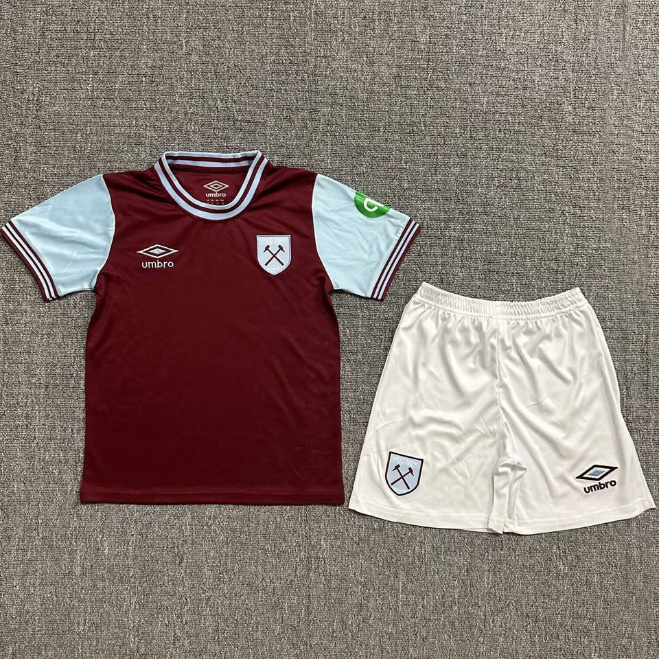 Jersey 2024/25 West Ham Local Manga corta Niño