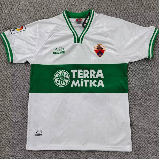 Jersey 1999/2000 Elche Local Manga corta Versión Fan Retro
