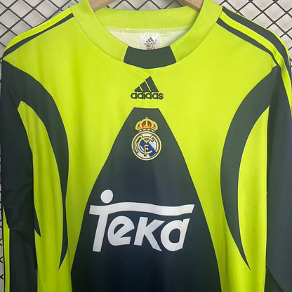 Jersey 1999/2000 Real Madrid Portero Manga larga Versión Fan Retro