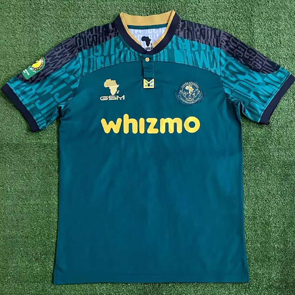Jersey 2025 Young Africans Local Manga corta Versión Fan
