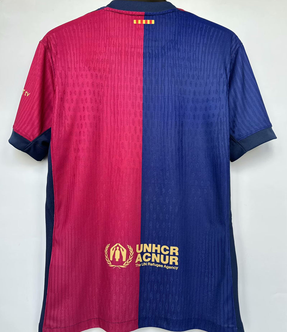 jersey 2024/25 barcelona local manga corta versión jugador