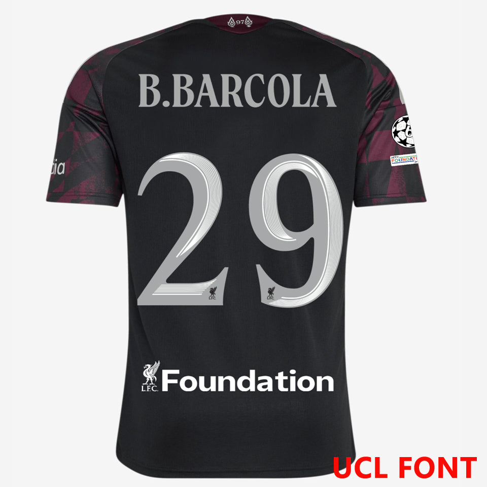 jersey 2026/27 liverpool tercero manga corta niño