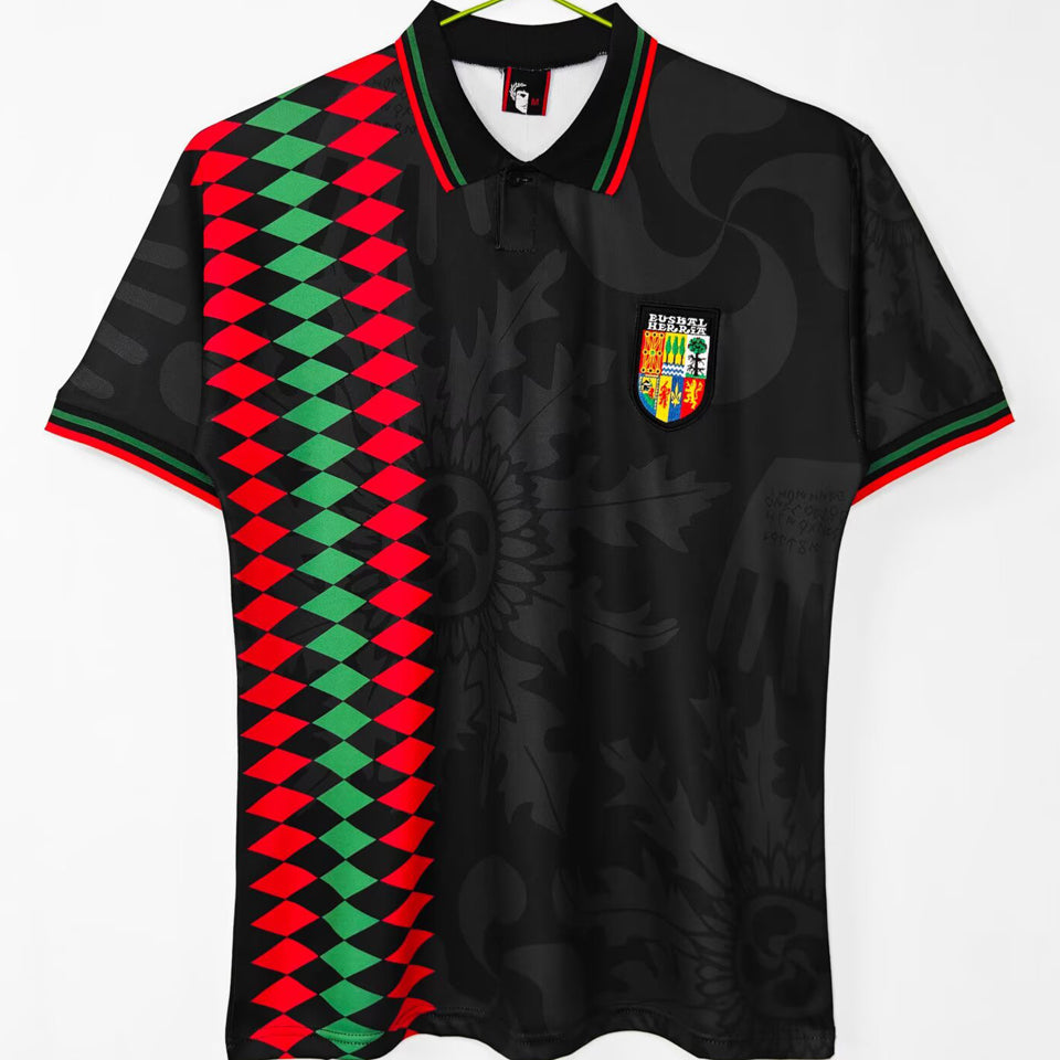 jersey 1994 basque country visitante manga corta versión fan retro