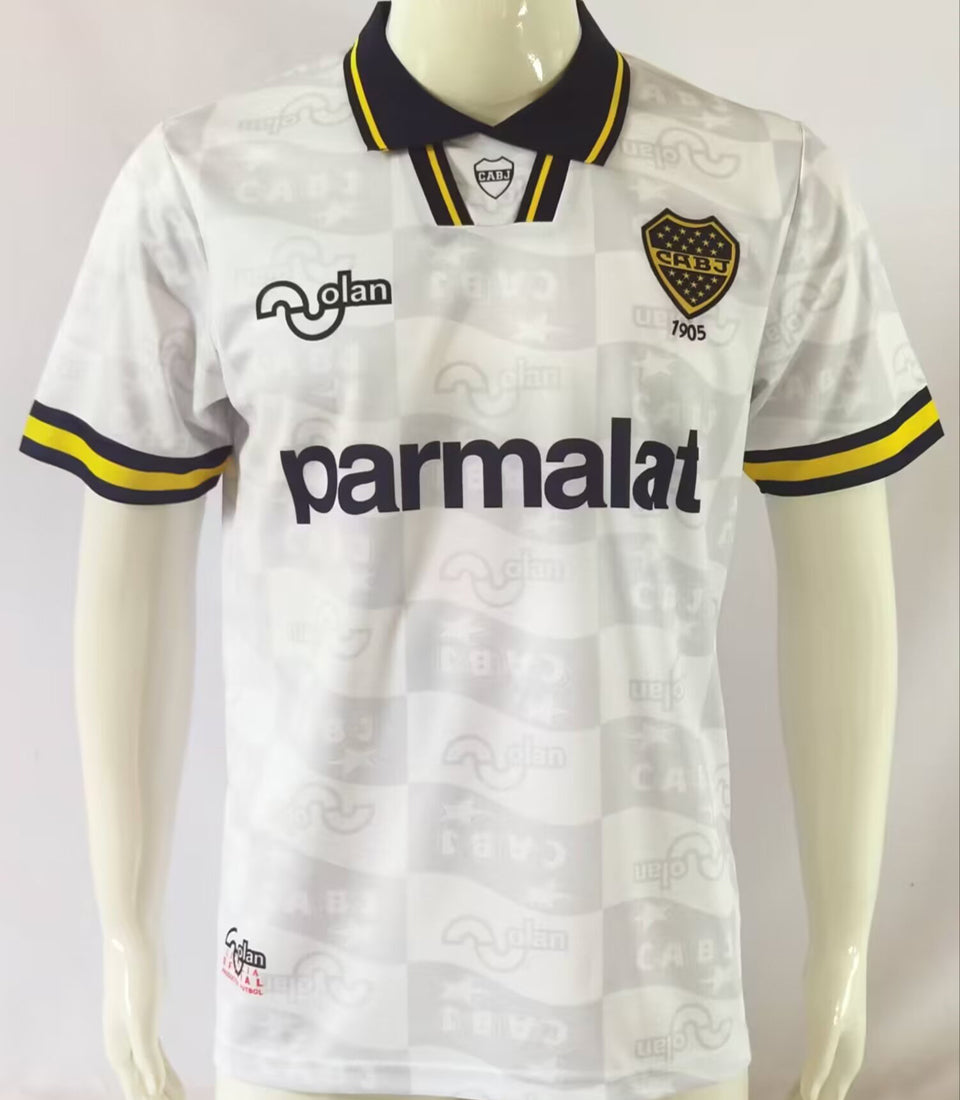 jersey 1995/96 boca visitante manga corta versión fan retro