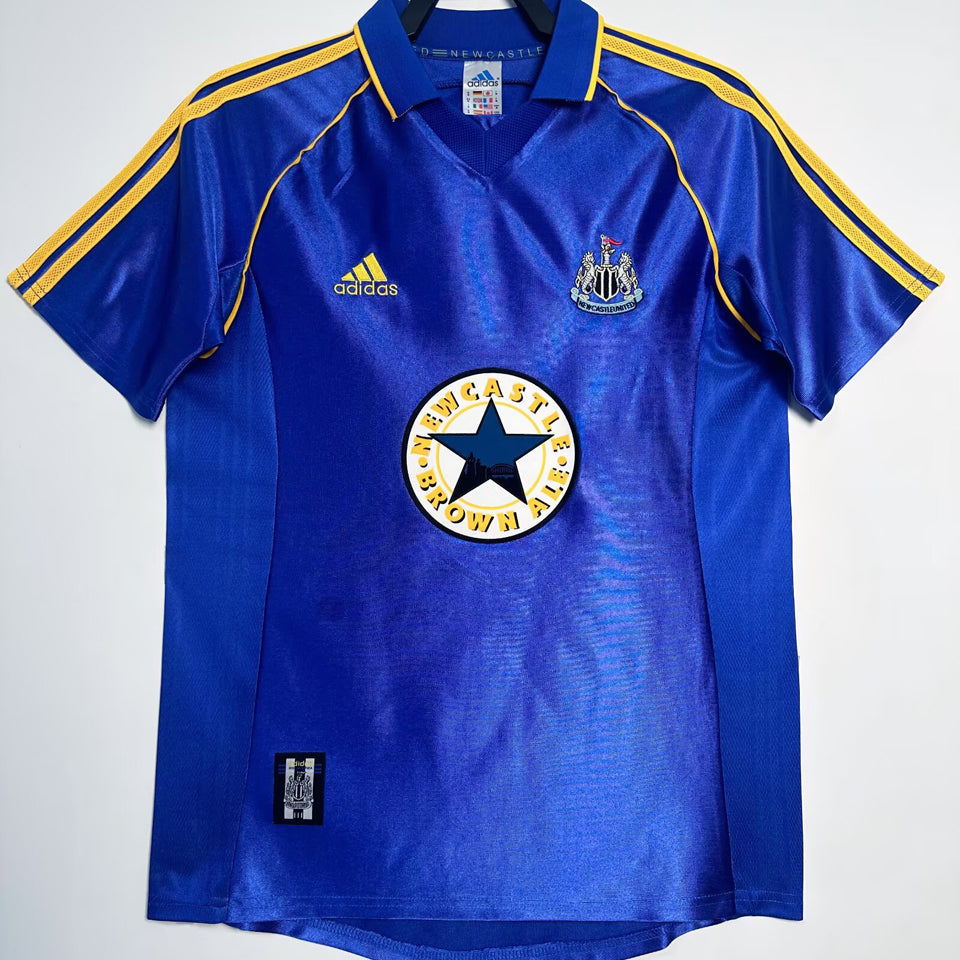 jersey 1998/99 newcastle visitante manga corta versión fan retro