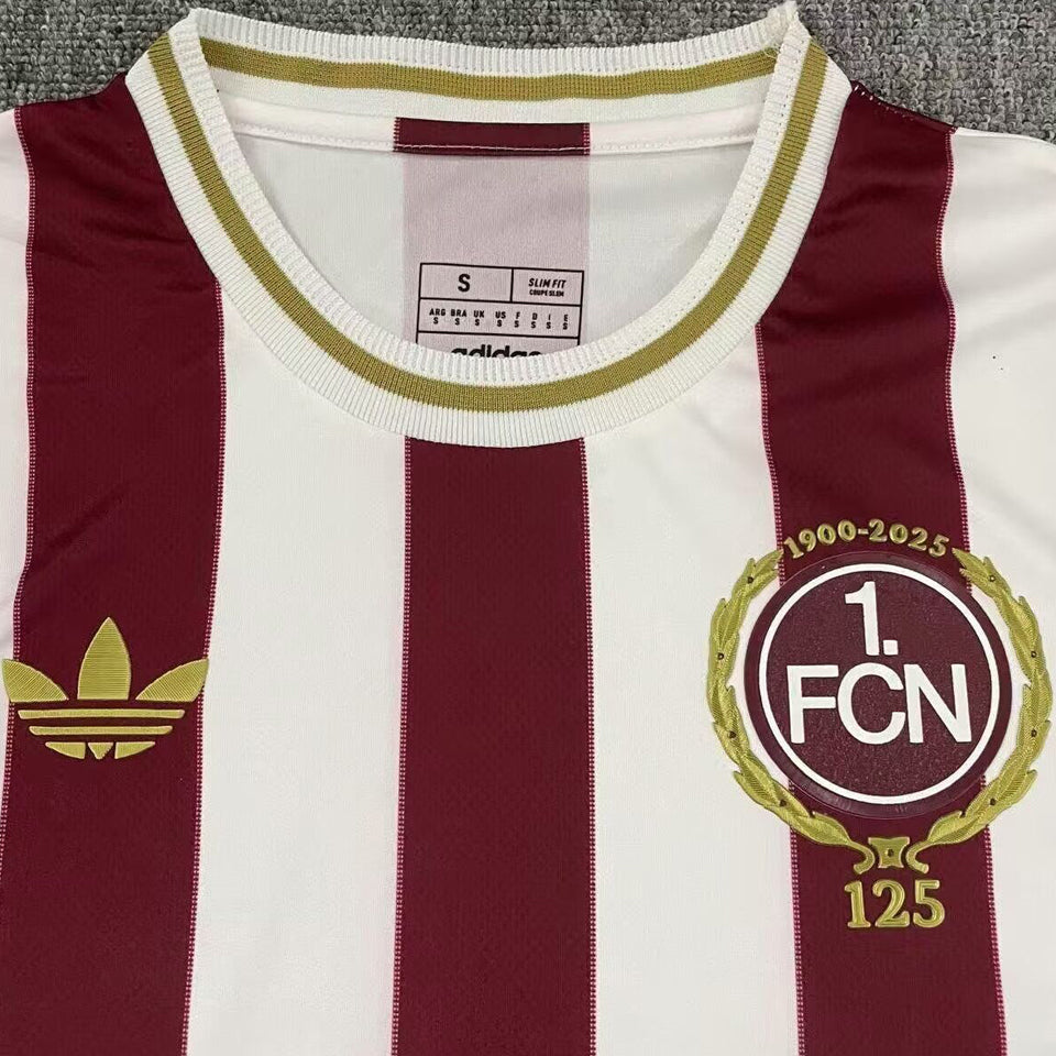 jersey 2025/26 1. fc nurnberg especial manga corta versión fan