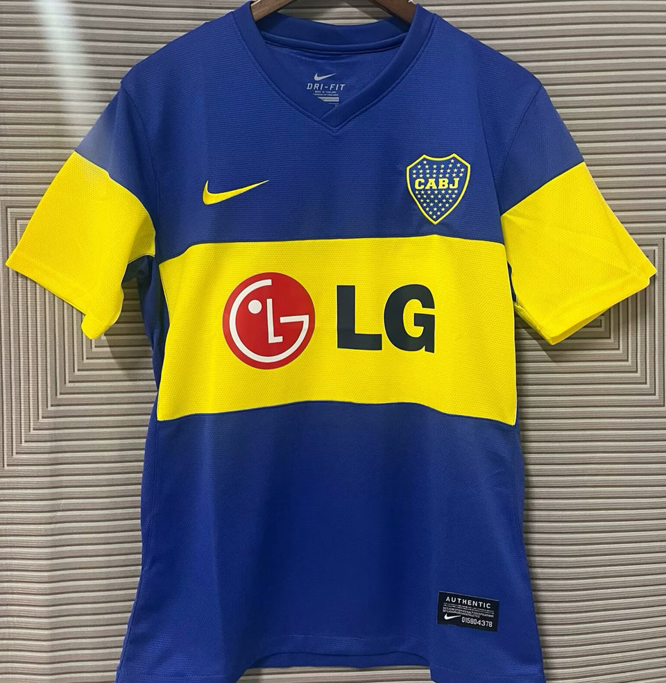 jersey 2011/12 boca local manga corta versión fan retro