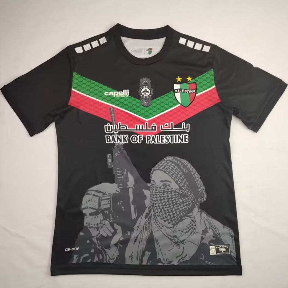 jersey 2024/25 palestino especial manga corta versión fan