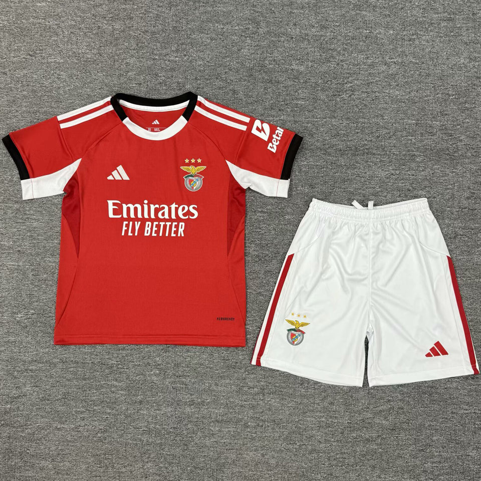 jersey 2025/26 benfica local manga corta niño