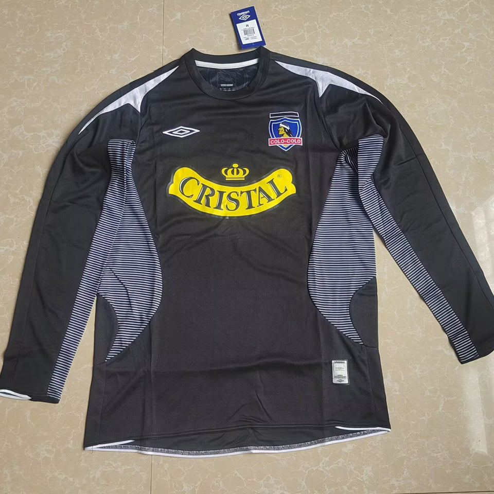 jersey 2006 colo-colo visitante manga larga versión fan retro