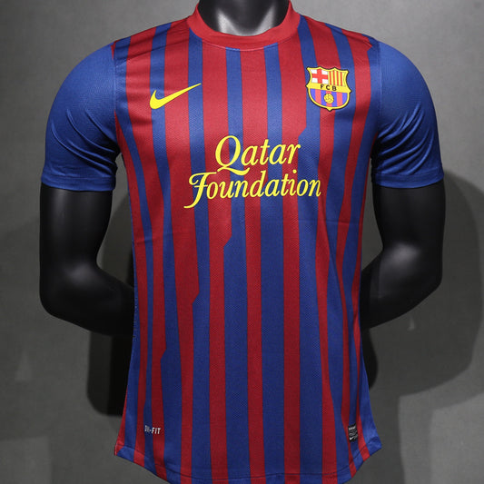 Jersey 2011/12 Barcelona Local Manga corta Versión Jugador Retro