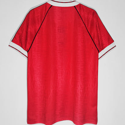 Jersey 1990/92 Manchester United Local Manga corta Versión Fan Retro