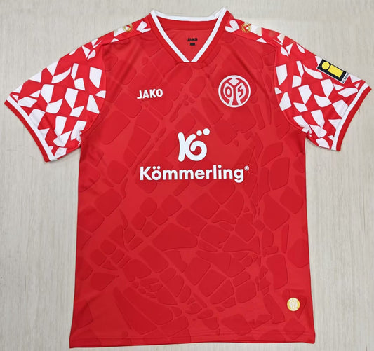 Jersey 2025/26 Mainz 05 Local Manga corta Versión Fan