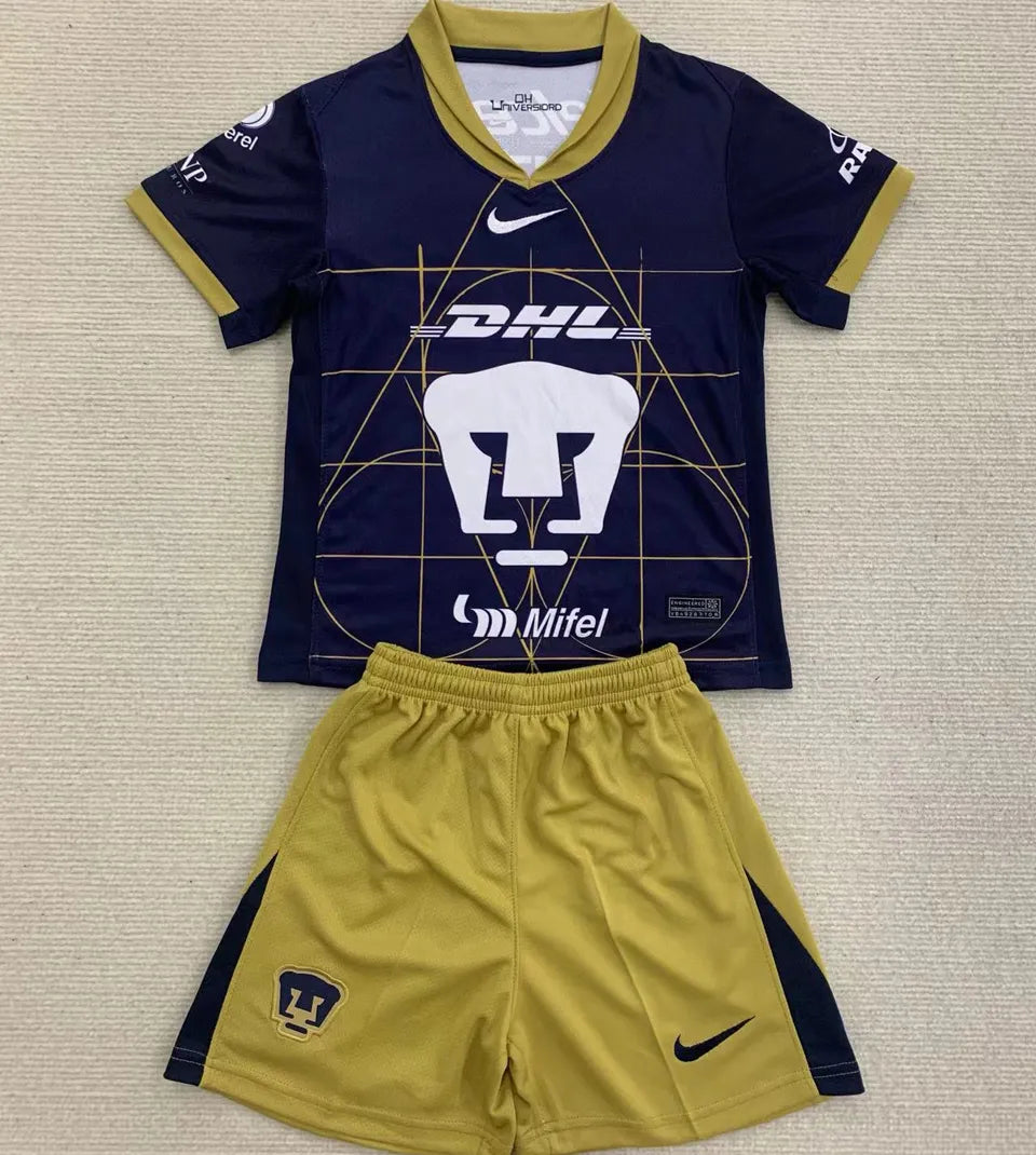 Jersey 2024/25 Pumas UNAM Visitante Manga corta Niño