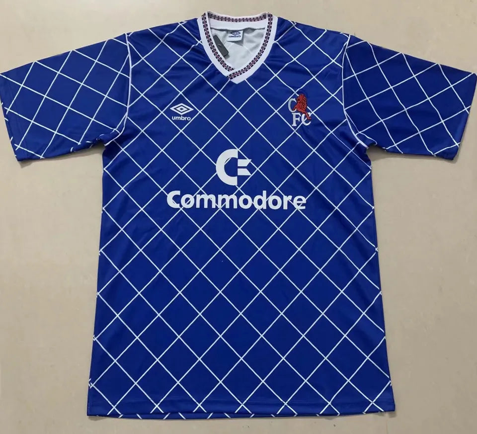 Jersey 1987/89 Chelsea Local Manga corta Versión Fan Retro