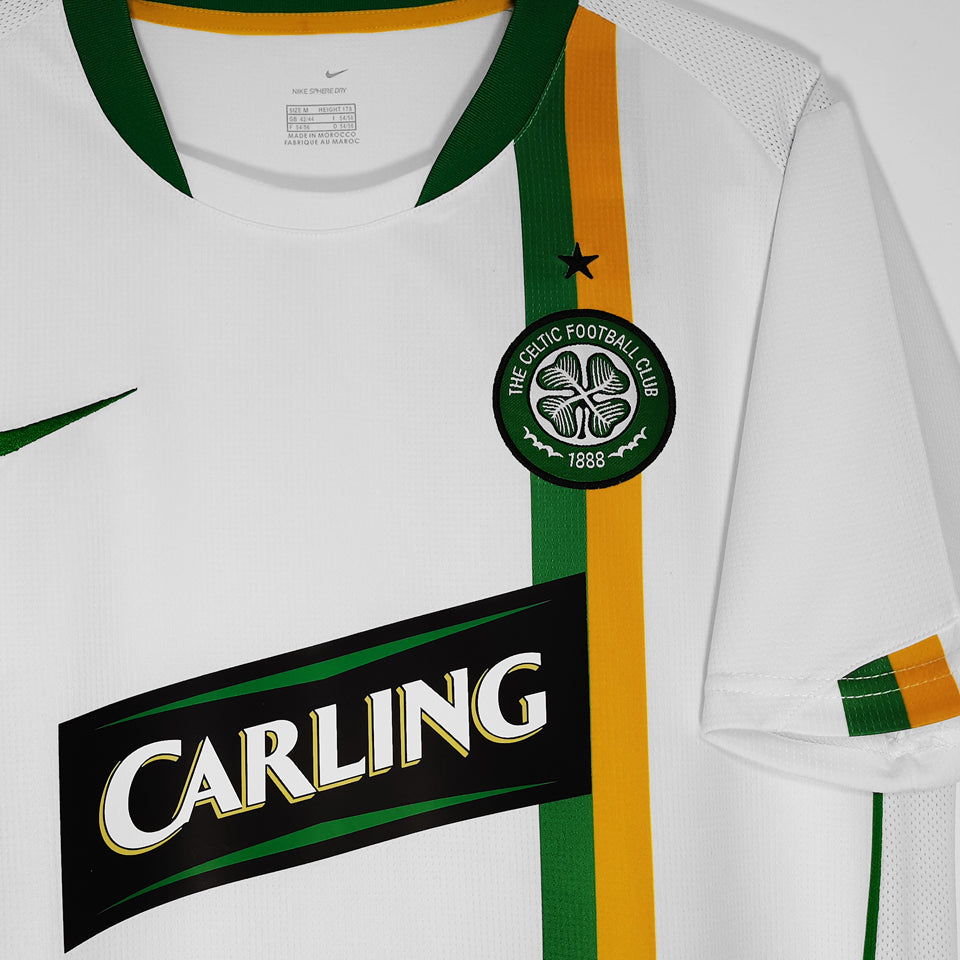 jersey 2006/07 celtic tercero manga corta versión fan retro