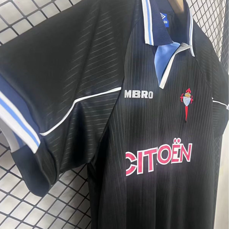 jersey 1997/1998 celta visitante manga corta versión fan retro