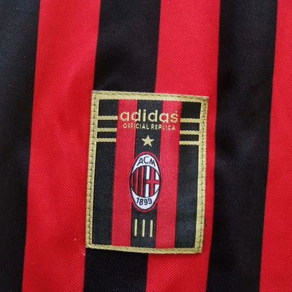 Jersey 1999/2000 AC Milan Local Manga corta Versión Fan Retro