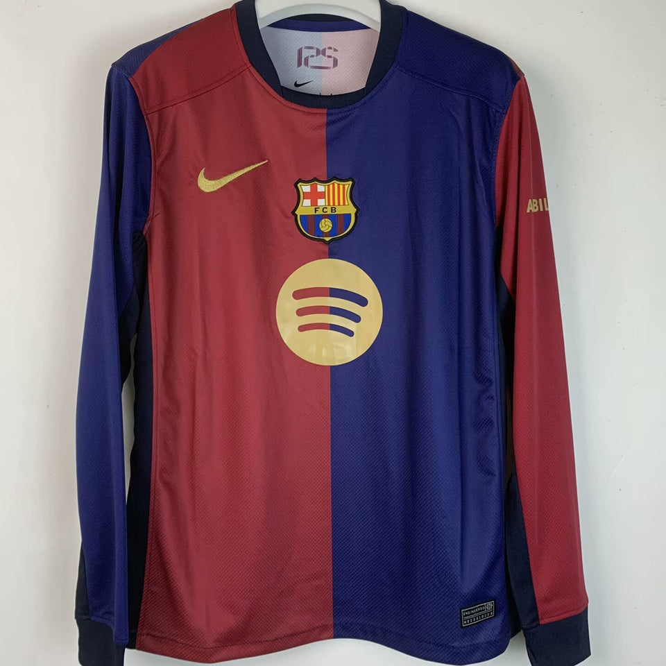 Jersey 2024/25 Barcelona Local Manga larga Versión Fan