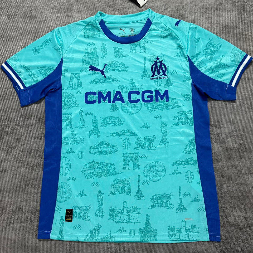 jersey 2025/26 marsella especial manga corta versión fan