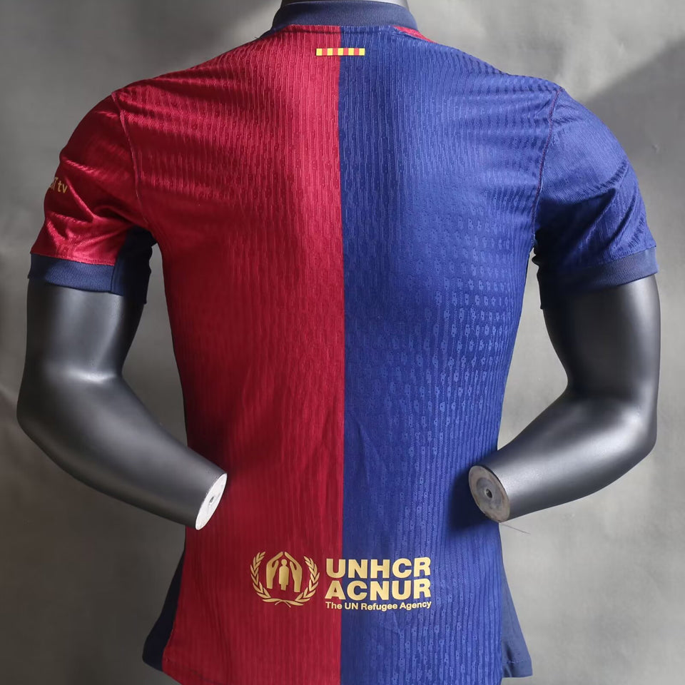 jersey 2024/25 barcelona local manga corta versión jugador