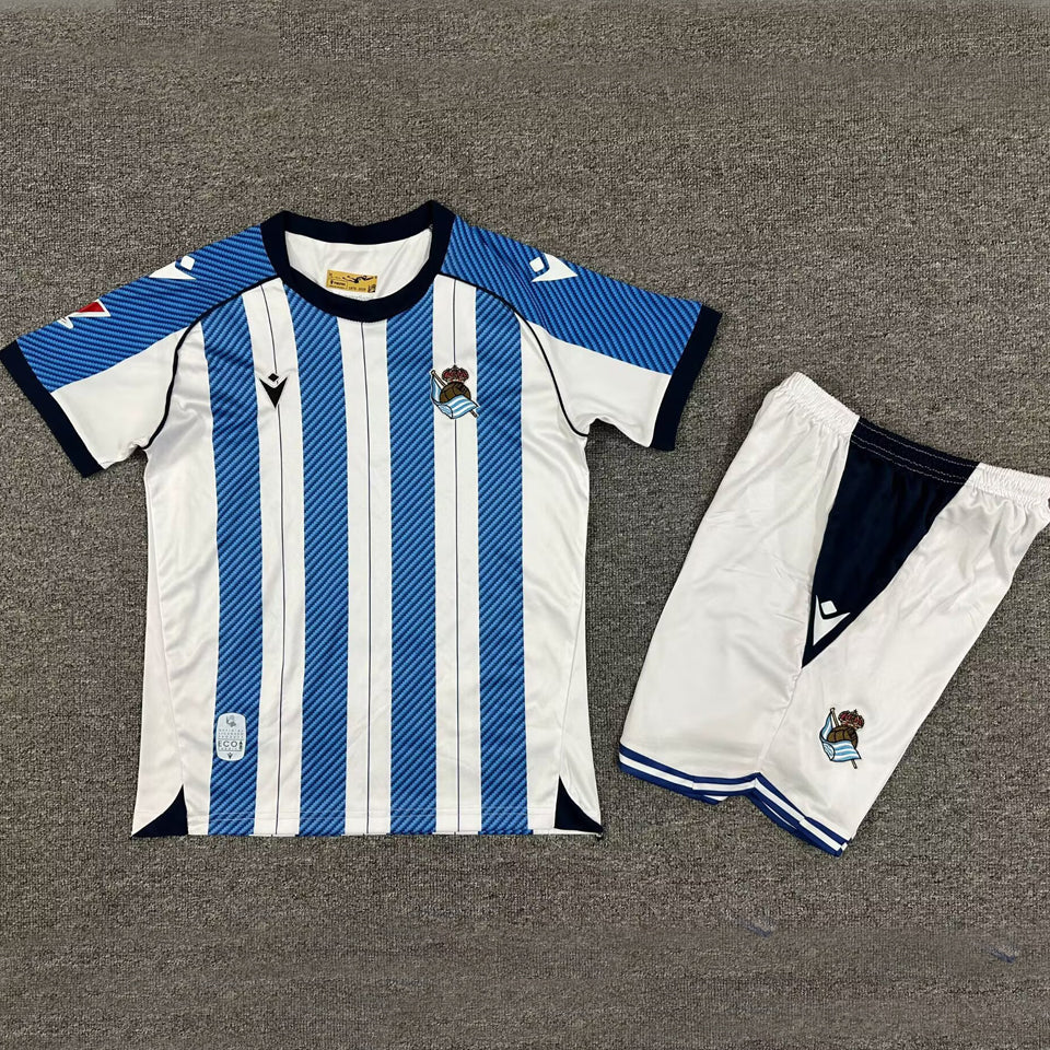 Jersey 2025/26 Real Sociedad Local Manga corta Niño