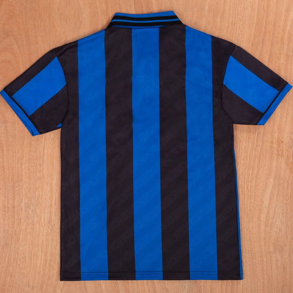 jersey 1995/97 inter milan local manga corta versión fan retro