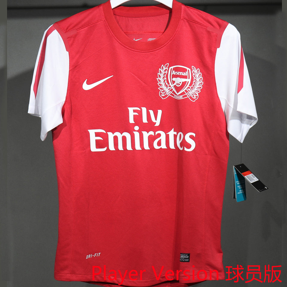jersey 2011/12 arsenal especial manga corta versión jugador retro