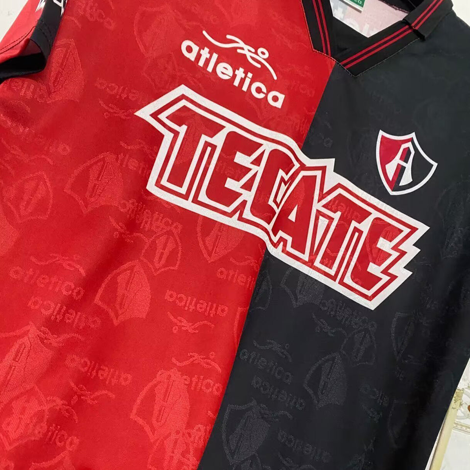 jersey 1995/1996 atlas local manga corta versión fan retro