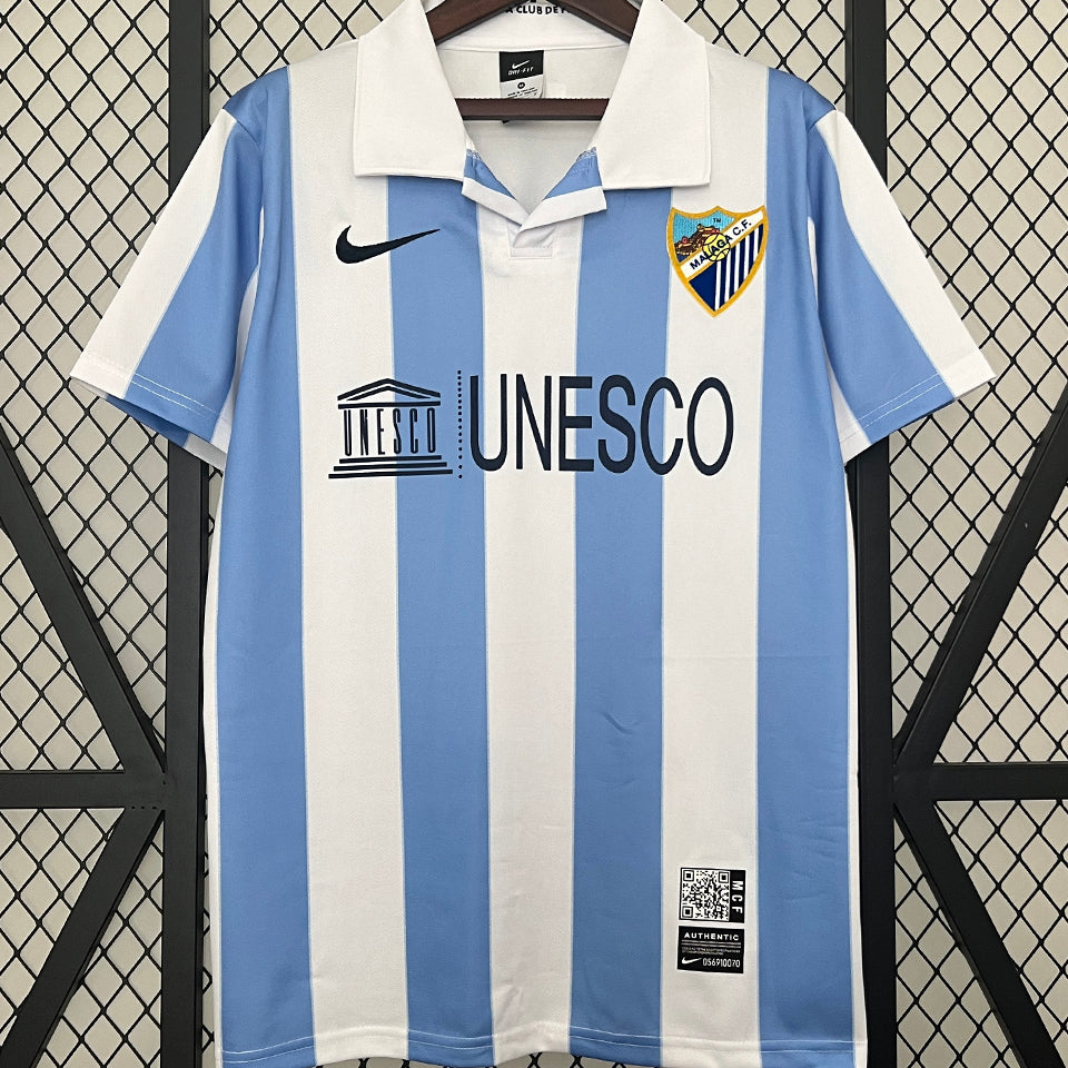 jersey 2012/13 malaga local manga corta versión fan retro